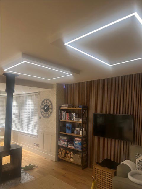 Electrical installation work — Merrivale project photograph