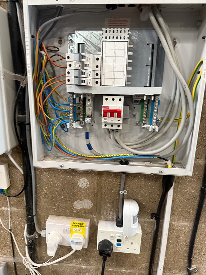 Electrical inspection and testing at industrial premises in Ferndown